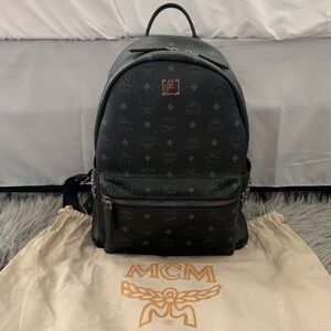 MCM Shark Studded Backpack - Large Version